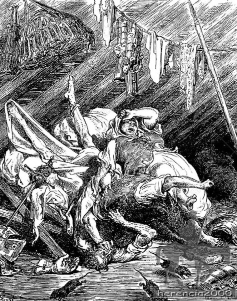 Don Quijote y Maritornes en el camaranchón de la venta 