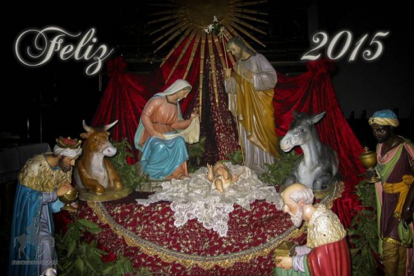 Nacimiento en la iglesia de Herencia.